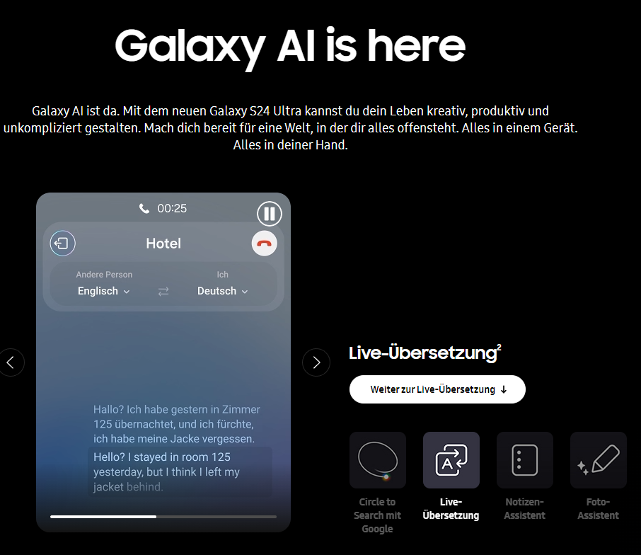 Vorteile des Galaxy S24 Ultra: AI-Funktionen im Überblick